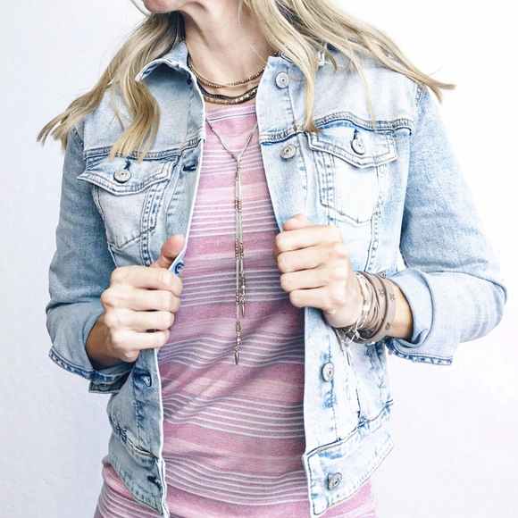 LuLaRoe Jackets & Blazers - LulaRoe jean jacket ( harvey)